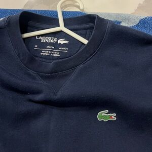 Boys Lacoste Sport Navy Sweatshirt